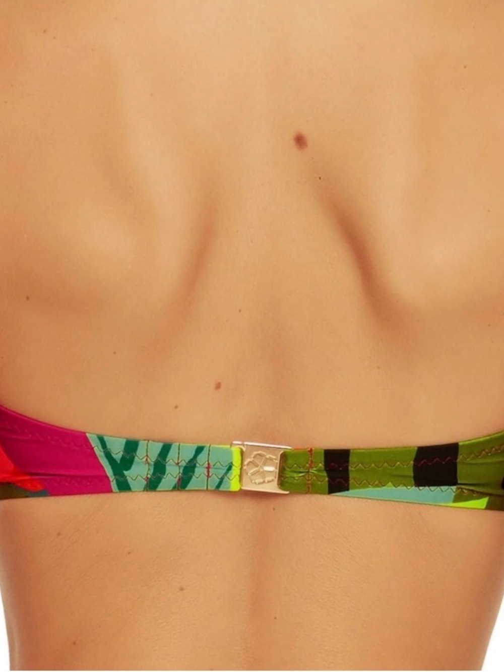 Trina Turk Rainforest Twist Bandeau Bikini Top | Size 4 | NEW | Removable straps - Picture 2 of 10